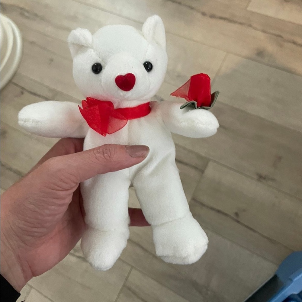 White toy bear